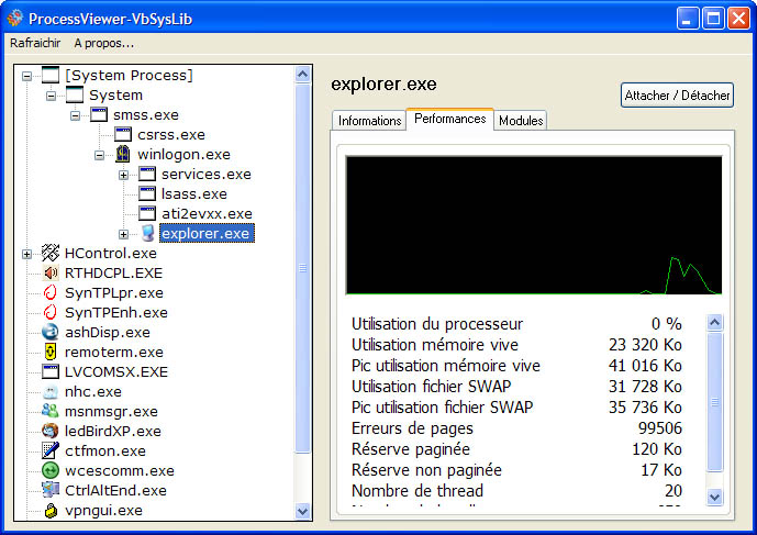 ProcessViewer VbSysLib